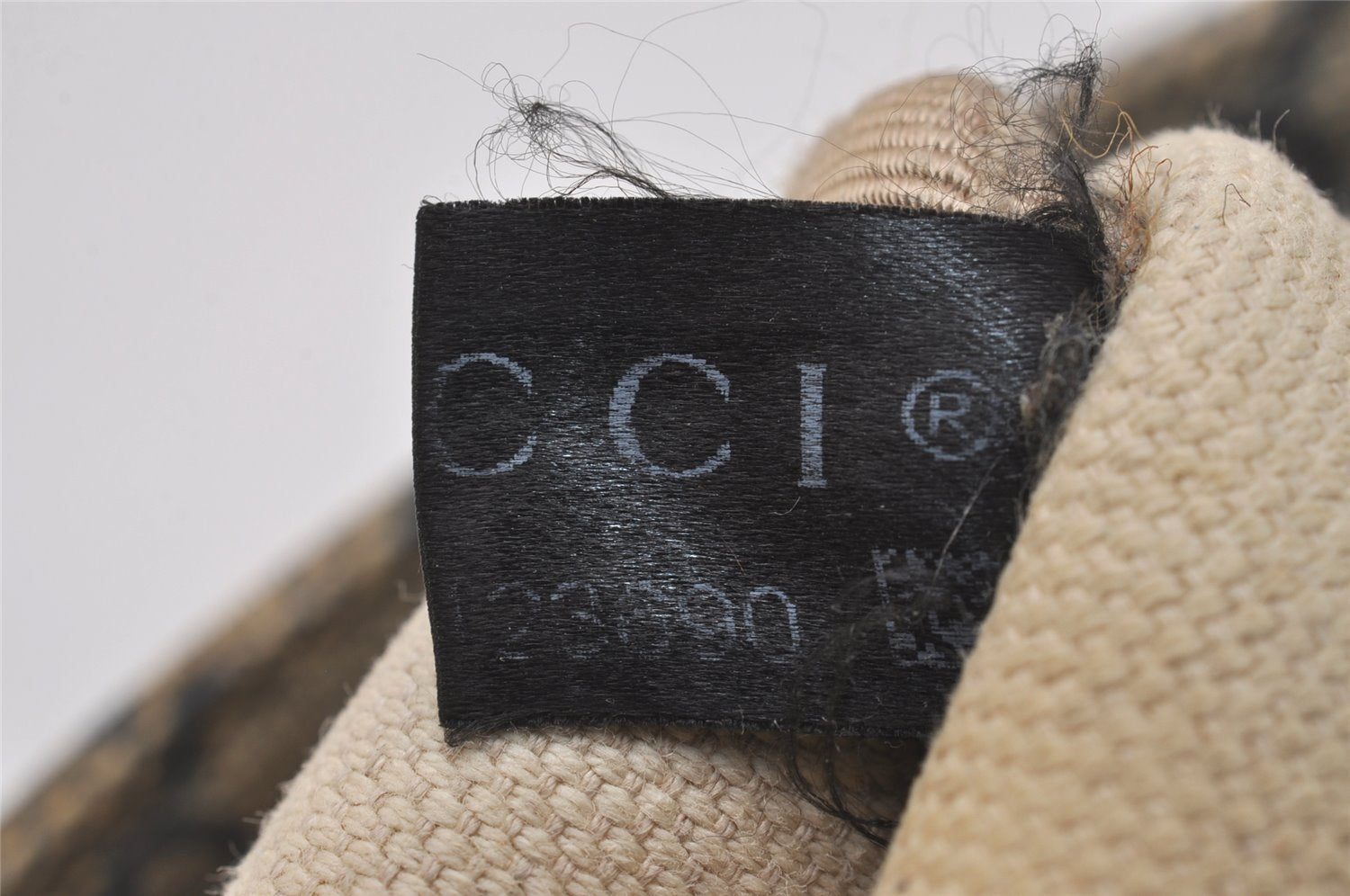 Authentic GUCCI Shoulder Cross Body Bag GG PVC Leather 201446 Navy Blue 7283J