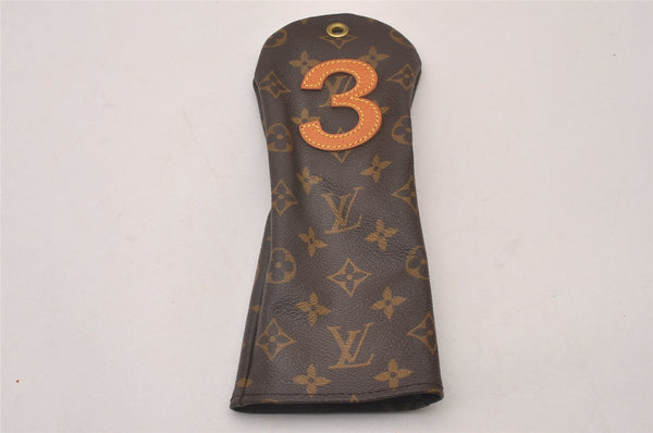 Authentic Louis Vuitton Monogram Protege-bois Golf Club Head Cover 4Set 7284I