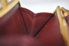 Authentic Cartier Must de Cartier Trifold Wallet Leather Bordeaux Red 7284K