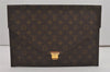 Authentic Louis Vuitton Monogram Poche Plate Documents Case M53522 LV 7286I