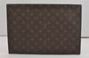 Authentic Louis Vuitton Monogram Poche Plate Documents Case M53522 LV 7286I