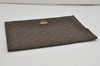 Authentic Louis Vuitton Monogram Poche Plate Documents Case M53522 LV 7286I
