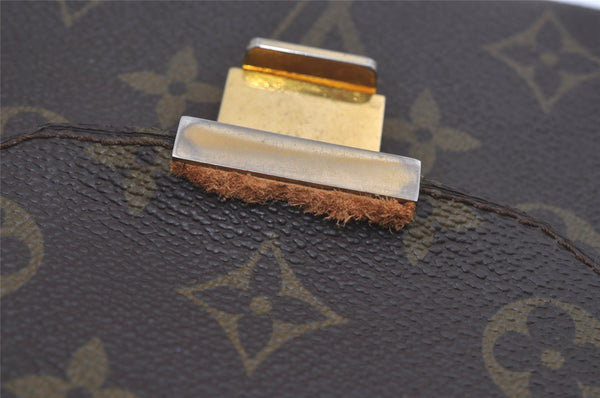 Authentic Louis Vuitton Monogram Poche Plate Documents Case M53522 LV 7286I