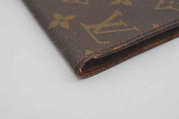 Authentic Louis Vuitton Monogram Poche Plate Documents Case M53522 LV 7286I