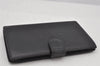 Authentic CHANEL Vintage Caviar Skin CC Logo Long Wallet Purse Black 7287K