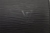 Authentic Louis Vuitton Epi Soufflot Black Hand Bag M52222 LV 7288J