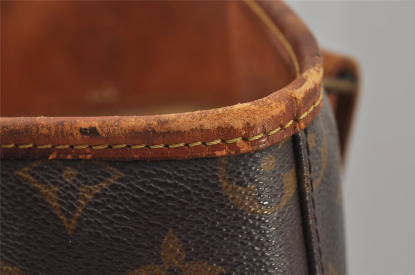 Authentic Louis Vuitton Monogram Bucket GM Shoulder Bag Old Model Junk 7290J