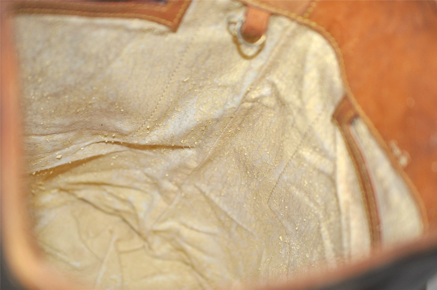 Authentic Louis Vuitton Monogram Bucket GM Shoulder Bag Old Model Junk 7290J