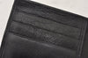 Authentic CHANEL Calf Skin Bicolore Vintage Bifold Wallet Purse Black CC 7290K