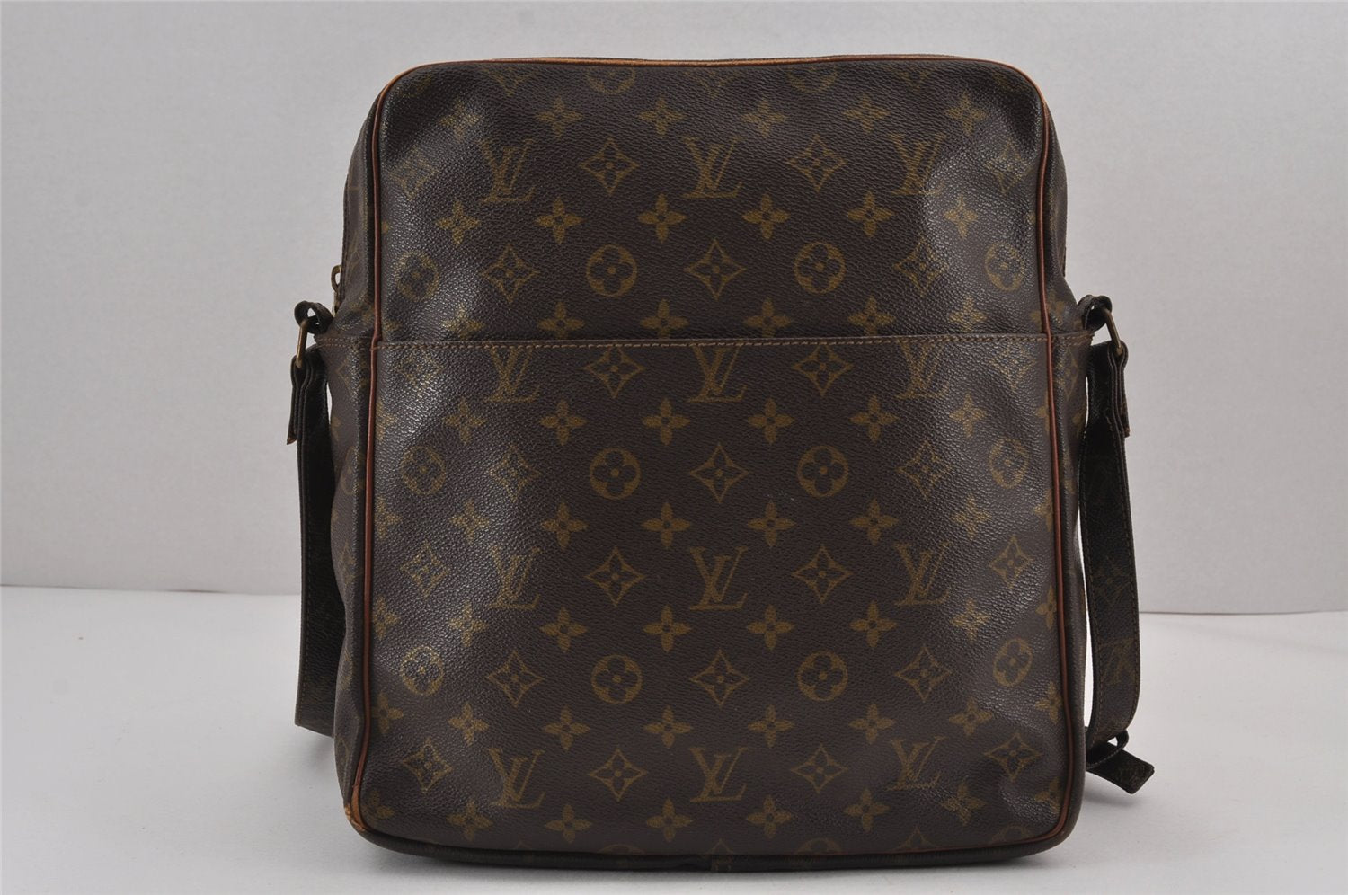 Authentic Louis Vuitton Monogram Marceau Shoulder Cross Body Bag Old Model 7291J