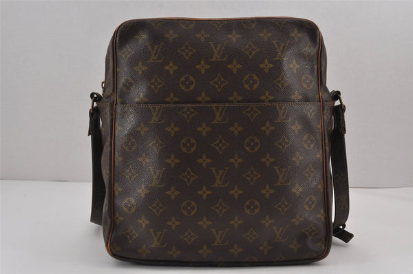 Authentic Louis Vuitton Monogram Marceau Shoulder Cross Body Bag Old Model 7291J