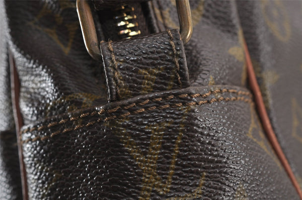 Authentic Louis Vuitton Monogram Marceau Shoulder Cross Body Bag Old Model 7291J