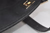 Authentic GUCCI Shoulder Tote Bag GG Canvas Leather 0021098 Black Brown 7291K