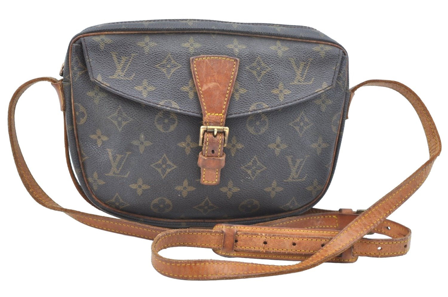 Authentic Louis Vuitton Monogram Jeune Fille PM M51227 Shoulder Bag Junk 7294G
