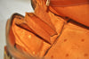 Authentic MCM Visetos Leather Vintage 2Way Shoulder Hand Bag Purse Brown 7295I