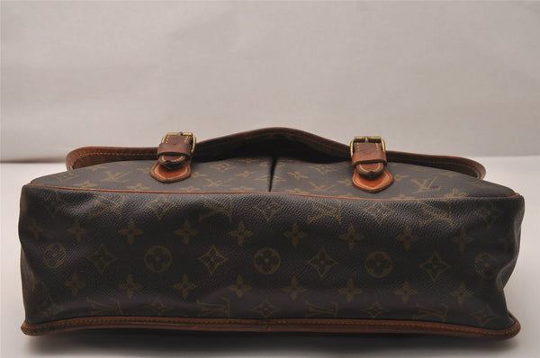 Authentic Louis Vuitton Monogram Gibeciere GM Shoulder Cross Bag M42246 LV 7296J