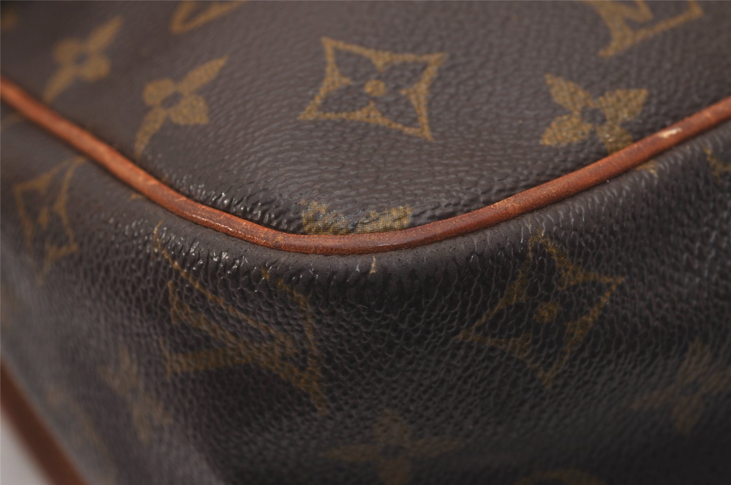 Authentic Louis Vuitton Monogram Gibeciere GM Shoulder Cross Bag M42246 LV 7296J