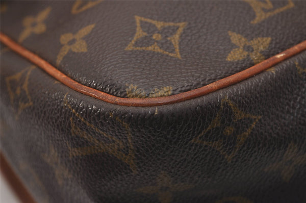 Authentic Louis Vuitton Monogram Gibeciere GM Shoulder Cross Bag M42246 LV 7296J