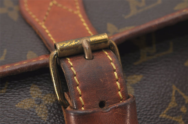 Authentic Louis Vuitton Monogram Gibeciere GM Shoulder Cross Bag M42246 LV 7296J