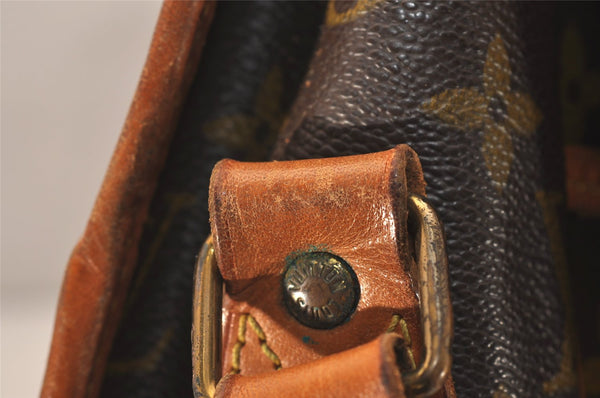 Authentic Louis Vuitton Monogram Gibeciere GM Shoulder Cross Bag M42246 LV 7296J