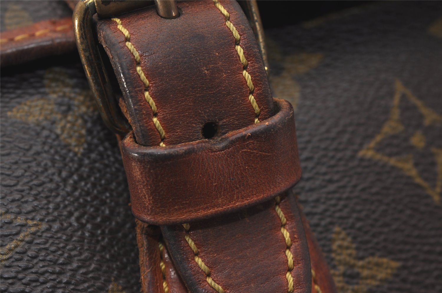 Authentic Louis Vuitton Monogram Gibeciere GM Shoulder Cross Bag M42246 LV 7296J