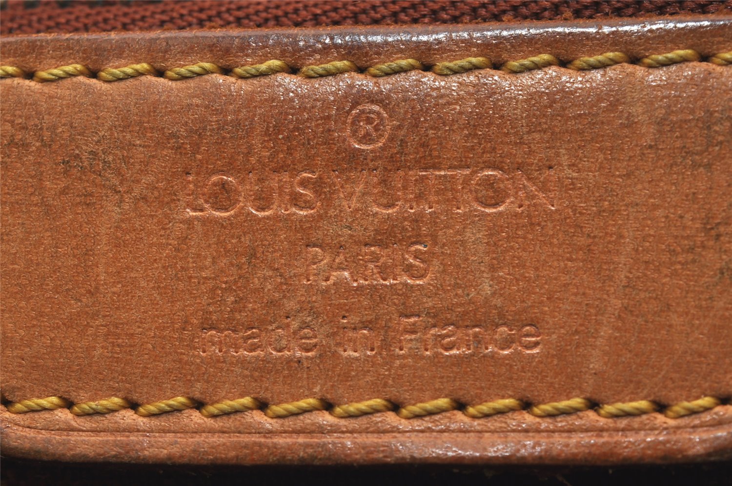 Authentic Louis Vuitton Monogram Gibeciere GM Shoulder Cross Bag M42246 LV 7296J