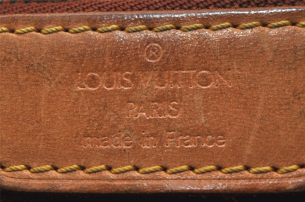 Authentic Louis Vuitton Monogram Gibeciere GM Shoulder Cross Bag M42246 LV 7296J