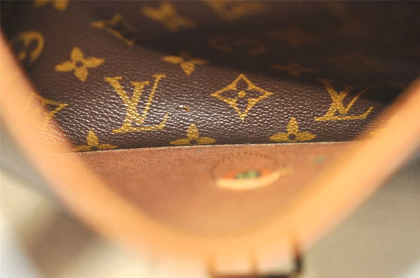 Authentic Louis Vuitton Monogram Gibeciere GM Shoulder Cross Bag M42246 LV 7296J