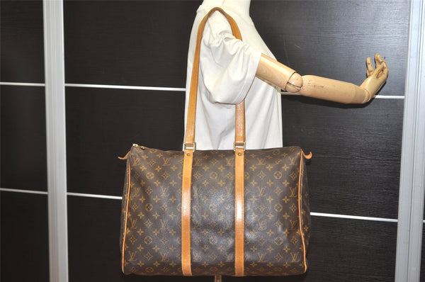 Authentic Louis Vuitton Monogram Flanerie 45 Shoulder Boston Bag M51115 LV 7301I