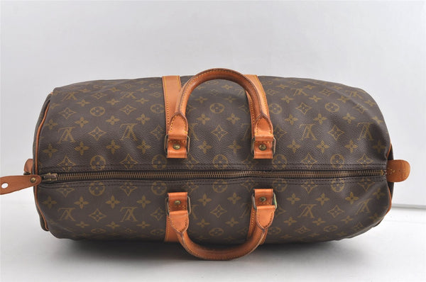 Auth Louis Vuitton Monogram Keepall 45 Travel Boston Bag Old Model Junk 7301J