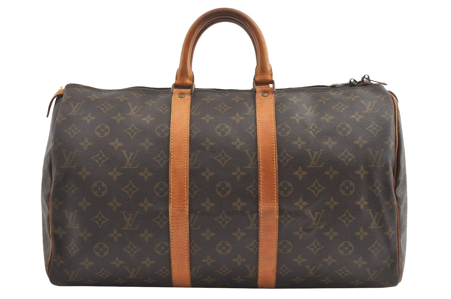 Authentic Louis Vuitton Monogram Keepall 45 Travel Boston Bag M41428 LV 7303J