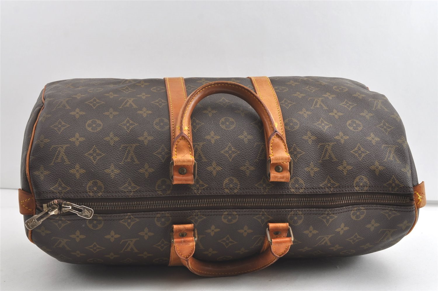 Authentic Louis Vuitton Monogram Keepall 45 Travel Boston Bag M41428 LV 7303J