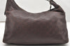 Auth GUCCI Guccissima Horsebit Large Hobo Shoulder Bag GG Leather Brown 7307K