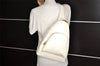 Authentic GUCCI Vintage Bamboo Shoulder Cross Body Bag Enamel White Junk 7311K