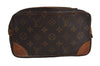 Authentic Louis Vuitton Monogram Marly Dragonne PM M51827 Clutch Bag Junk 7314J
