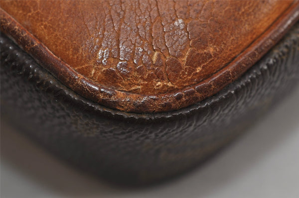 Authentic Louis Vuitton Monogram Marly Dragonne PM M51827 Clutch Bag Junk 7314J