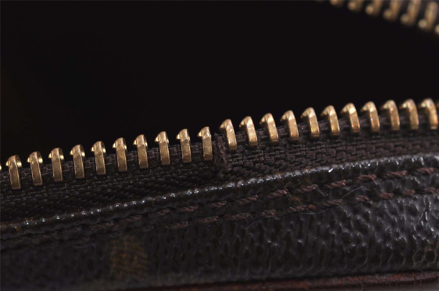 Authentic Louis Vuitton Monogram Marly Dragonne PM M51827 Clutch Bag Junk 7314J