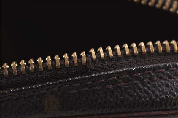 Authentic Louis Vuitton Monogram Marly Dragonne PM M51827 Clutch Bag Junk 7314J