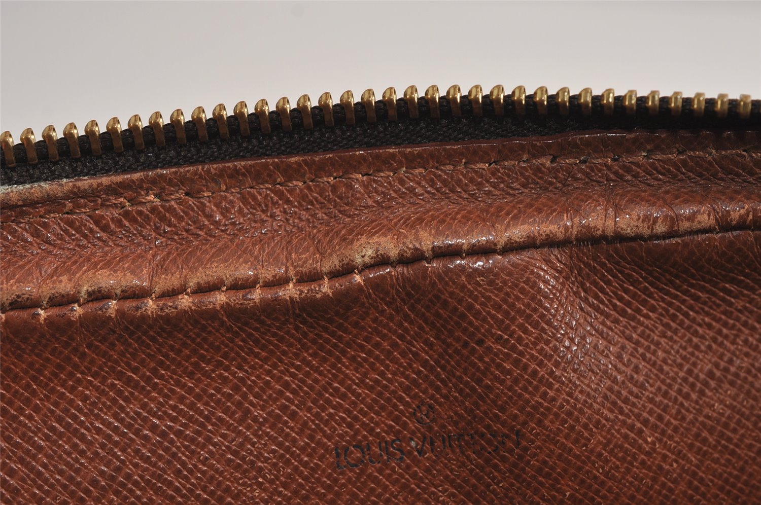 Authentic Louis Vuitton Monogram Marly Dragonne PM M51827 Clutch Bag Junk 7314J