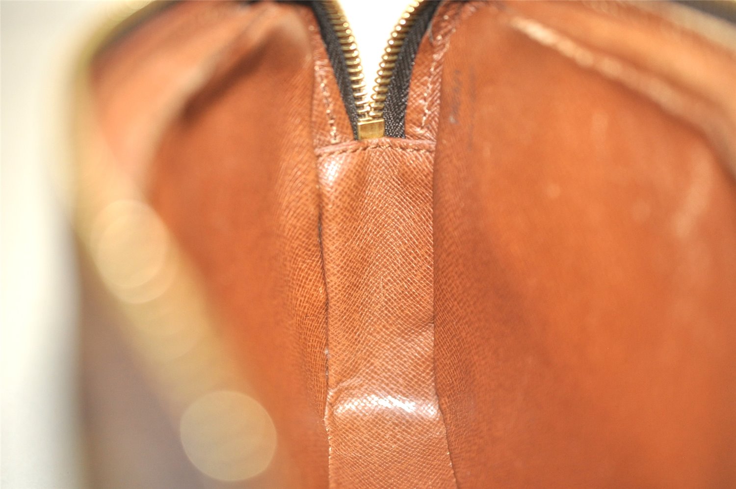 Authentic Louis Vuitton Monogram Marly Dragonne PM M51827 Clutch Bag Junk 7314J