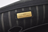 Authentic BALENCIAGA Vintage Clutch Hand Bag Purse Leather Black 7314K