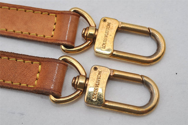 Authentic Louis Vuitton Leather Shoulder Strap Beige 41.3-48" LV 7317J