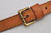 Authentic Louis Vuitton Leather Shoulder Strap Beige 41.3-48" LV 7317J