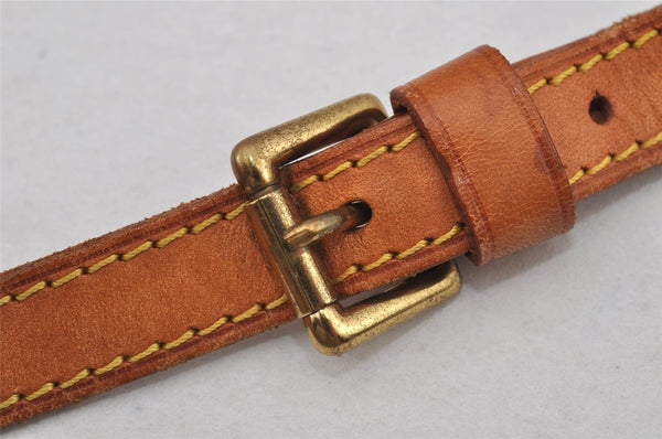Authentic Louis Vuitton Leather Shoulder Strap Beige 41.3-48" LV 7317J