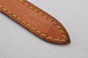 Authentic Louis Vuitton Leather Shoulder Strap Beige 41.3-48" LV 7317J