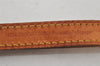 Authentic Louis Vuitton Leather Shoulder Strap Beige 41.3-48" LV 7317J