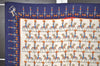 Authentic HERMES Carre 90 Scarf "LES ARTIFICIERS" Silk Navy 7318I