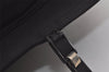 Authentic Salvatore Ferragamo Vara Canvas Leather Shoulder Tote Bag Black 7320I