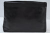 Authentic Salvatore Ferragamo Vara Ribbon Shoulder Cross Bag Enamel Black 7322I
