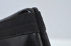 Authentic Salvatore Ferragamo Vara Ribbon Shoulder Cross Bag Enamel Black 7322I